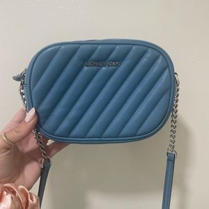 Blue Michael Kors Crossbody